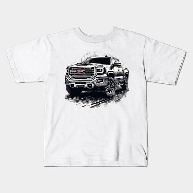 GMC Sierra Kids T-Shirt by Vehicles-Art